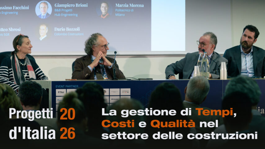 MAY 2026 | Managing Time, Cost and Quality in the Construction Industry | Progetti d’Italia